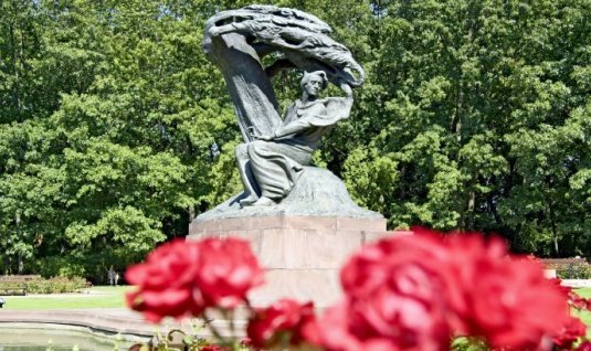 Monument de Chopin à  Varsovie